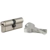 Thirard Cylindre de serrure débrayable Transit 1, 40x45mm, 5 clés, nickelé -
