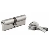Thirard Cylindre de serrure double entrée Trafic 6, 40x50mm, nickel, anti-arrachement, anti-perçage, 5 clés -