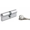 SP Cylindre De Serrure-Cylindre de serrure double entrée Ecopro, 45x45mm, aluminium, anti-arrachement, 3 clés, nickel -