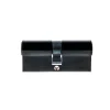 Vachette Cylindre de Serrure 35X35 mm finition PVD noir V5 3 clés