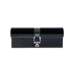 Vachette Cylindre de Serrure 40X40 mm finition PVD noir V5 3 clés