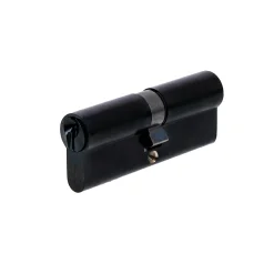 Vachette Cylindre de Serrure 40X40 mm finition PVD noir V5 3 clés