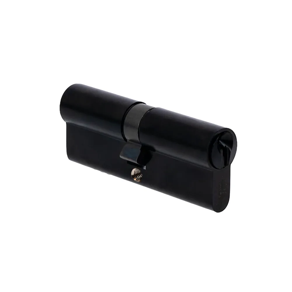 Vachette Cylindre de Serrure 40X40 mm finition PVD noir V5 3 clés