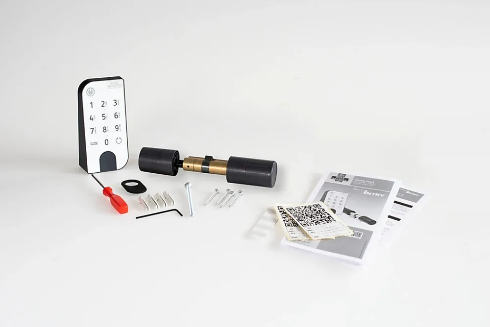 Burg-Wachter Serrure Connectée-Cylindre électronique Burg Wächter secuEntry Home 5001 PIN et clavier