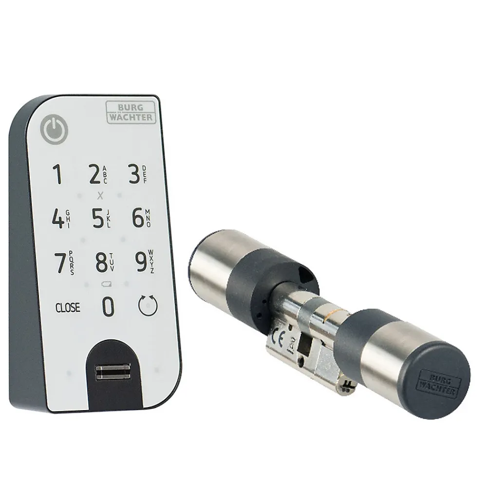 Burg-Wachter Cylindre électronique Burg Wächter secuEntry Easy+ 7602 FP et clavier