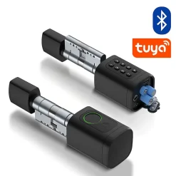 Automatisme Passion Serrure Connectée-Cylindre Électronique de Serrure Connectée Ouverture Code, RFID & Smartphone