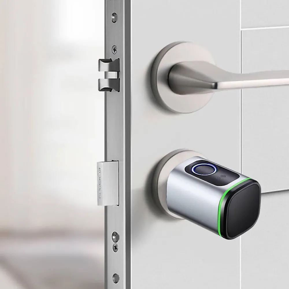 LOCKY Serrure Connectée-Cylindre électronique de serrure connecté -10 bio à empreinte digitale et badge rfid mifare