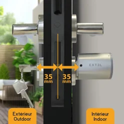 Extel Cylindre 35/35 pour serrure connectée Lock - - 720108
