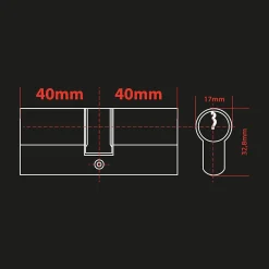 Extel Cylindre 40/40 pour serrure connectée Lock - - 720112
