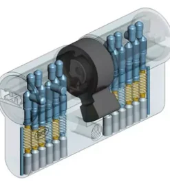 Autres Cylindre serrure européen double entrée 30 x 40 mm debrayable 4 clés Serial S A2P 1 BRICARD