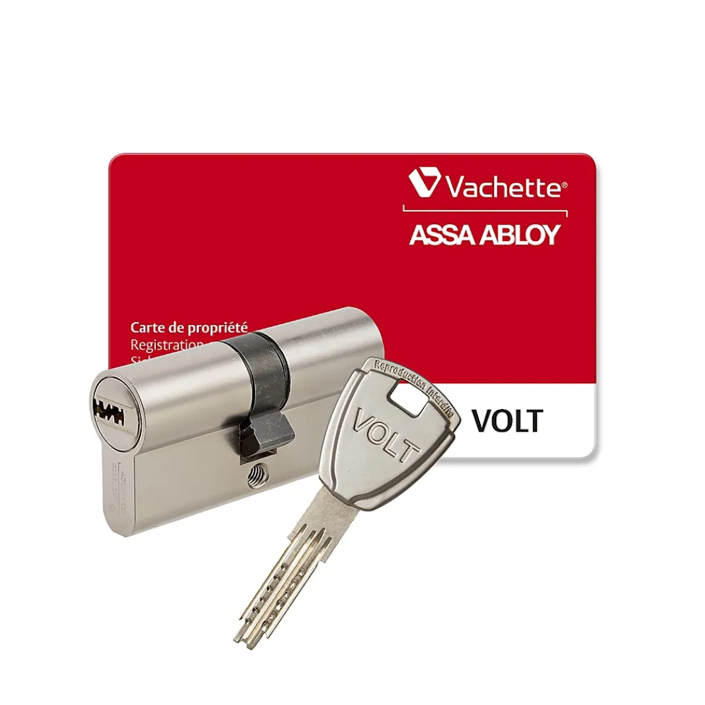 Vachette Cylindre De Serrure-Cylindre Volt Synkro 30 x 30 mm, 4 clés