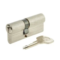 Yale Serrure Connectée-Cylindre série 500+ 30x40 mm nickelé - 5 goupilles - 3 clés