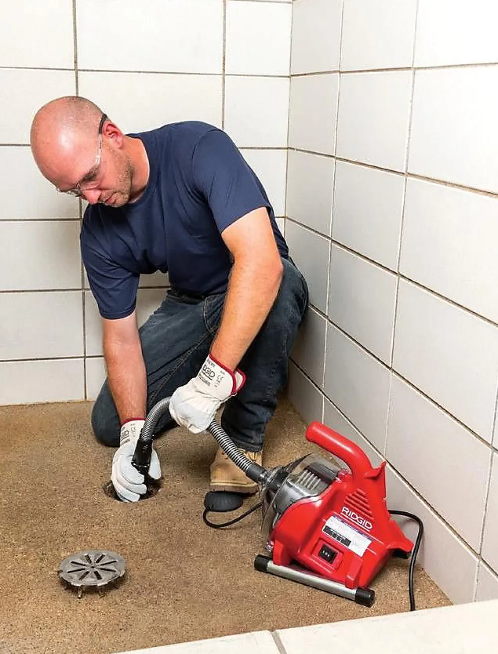 Ridgid Déboucheur Ventouse-Déboucheur haute pression PowerClear 59143 - nettoyeur de canalisation robuste 5,4 kg