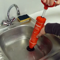 Mejix Déboucheur À Pompe-Déboucheur à pression 150mm Rouge