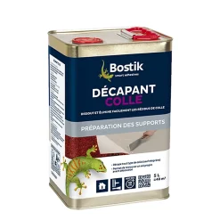 Bostik Colle Et Adhésif Sol Lino Pvc-Décapant Décapant Colle 5 L sols PVC et moquette