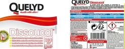 Quelyd Décolleur de papier peint Dissoucol - surface de couverture 280 m² - contenance 0,5 L - 30602476