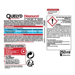 Quelyd Décolleur de papier peint Dissoucol - surface de couverture 140 m² - contenance 0,25 L - 30611831