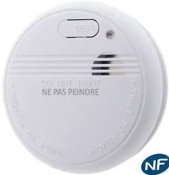 Divers_Sm DETECTEUR DE FUMEE AUTONOME DAAF NF EN14604 NF 5 ans
