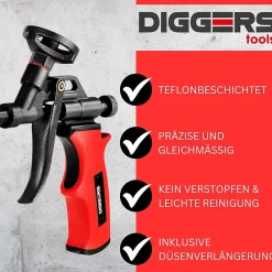 Diggers Mousse Expansive-DIG828 - Pistolet à mousse de PTFE