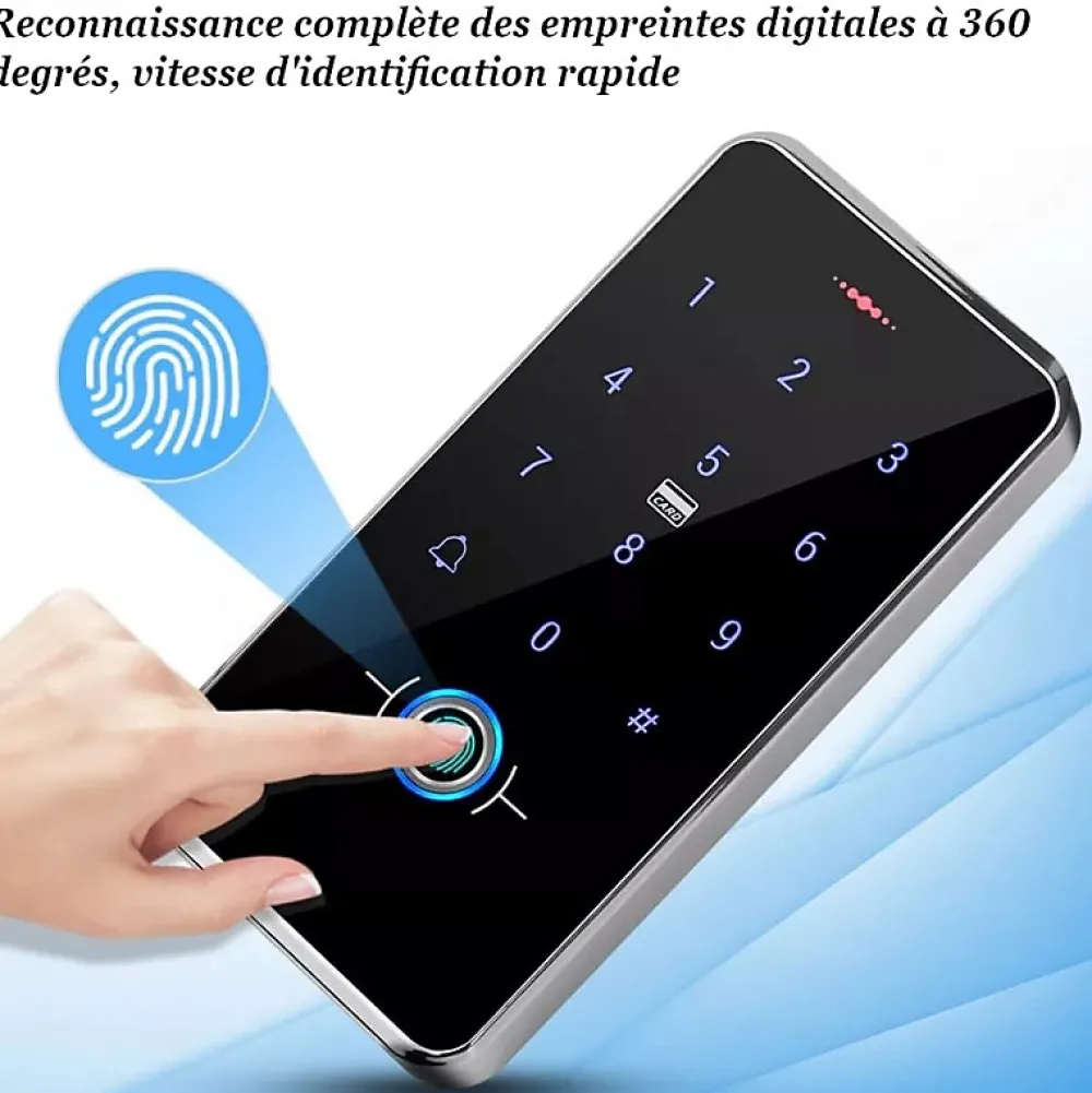 Automatisme Passion Serrure Et Gâche Électrique-Digicode à codes et empreintes digital pour porte et portillon
