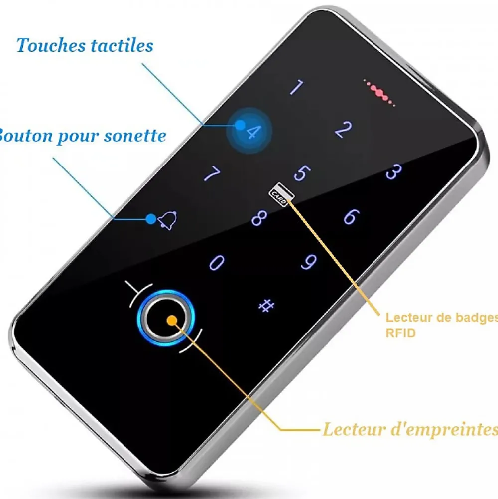 Automatisme Passion Serrure Et Gâche Électrique-Digicode à codes et empreintes digital pour porte et portillon