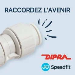 Dipra Tube Et Raccord Pehd-- 5 inserts Speedfit PER/PE-RT diamètre 12
