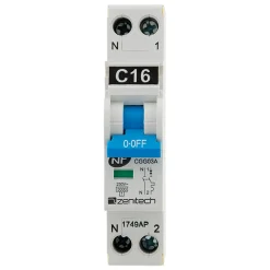 Zenitech Disjoncteur 16A PH/N - NF -