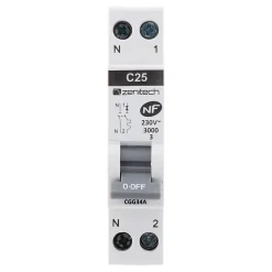 Zenitech Disjoncteur Et Coupe-Circuit-Disjoncteur 25A PH/N - NF -