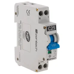 Zenitech Disjoncteur Et Coupe-Circuit-Disjoncteur 25A PH/N - NF -