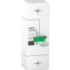 Schneider Electric Disjoncteur branchement phase + neutre 60A fixe 500mA instantané Resi9