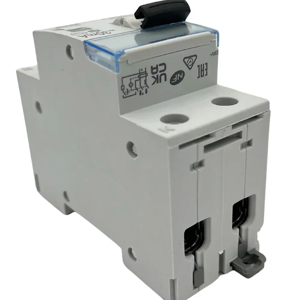 Legrand Interrupteur Et Disjoncteur Différentiel-411002 Disjoncteur Différentiel 16a - 30ma - Type Ac - 1p+n - 2 Modules - Neutre à Droite - Auxiliarisable -
