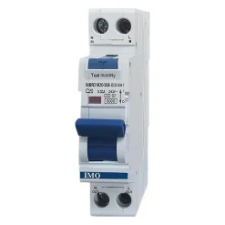 Imo Disjoncteur Différentiel 30ma 20a - Type Ac - 6ka - Courbe C - 1p+n - 1 Module -