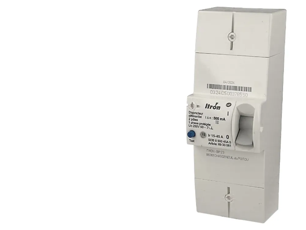 Actaris-Itron Disjoncteur EDF monophasé sélectif 15/45A Itron Actaris