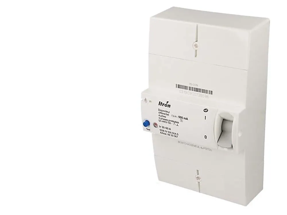 Actaris-Itron Coffret De Communication-Disjoncteur EDF triphasé sélectif 30/60A Itron Actaris