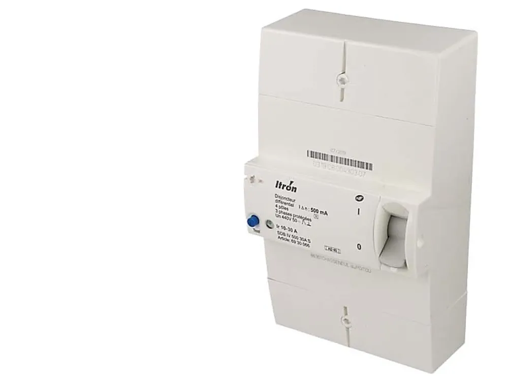 Actaris-Itron Coffret De Communication-Disjoncteur EDF triphasé sélectif 10/30A Itron Actaris