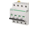 Schneider Electric Disjoncteur modulaire tétrapolaire Schneider Acti9 iC60N 2A courbe C
