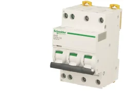 Schneider Electric Disjoncteur Et Coupe-Circuit-Disjoncteur modulaire tétrapolaire compact Schneider Acti9 iC40N 16A courbe C