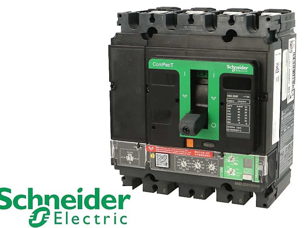 Schneider Electric Disjoncteur Et Coupe-Circuit-Disjoncteur tarif jaune tétrapolaire 4P/4D 250A Schneider ComPacT NSX250F