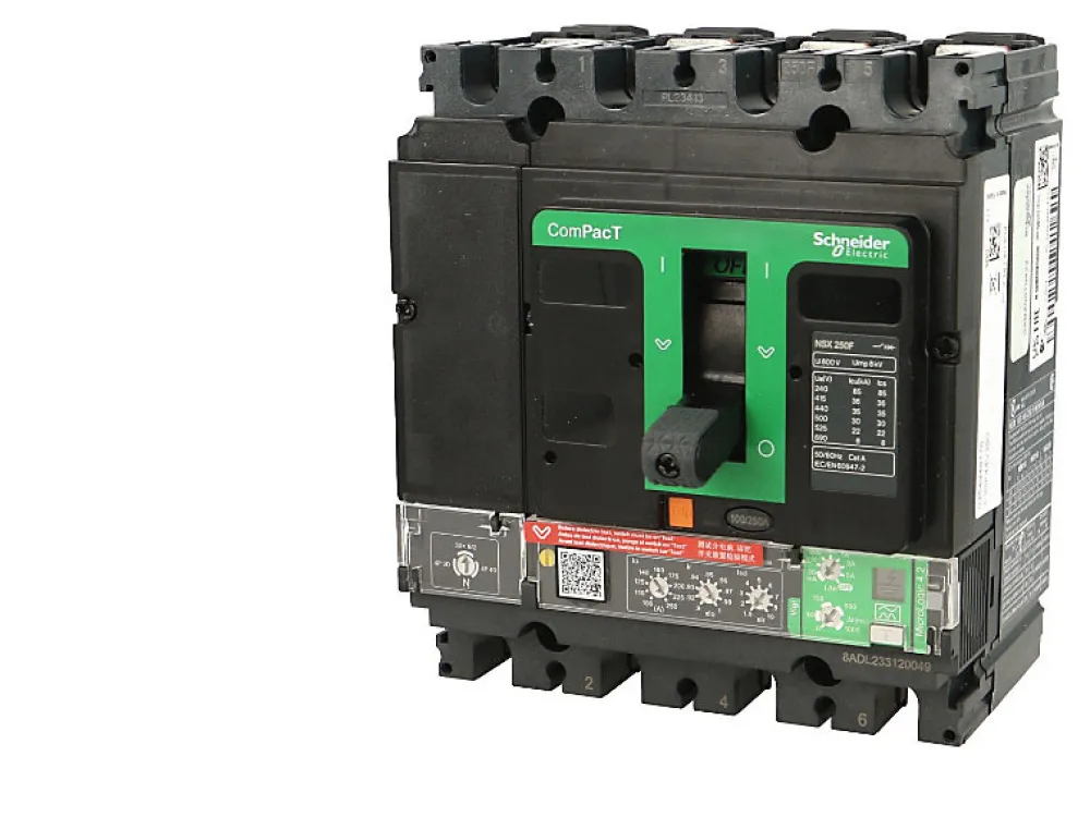 Schneider Electric Disjoncteur Et Coupe-Circuit-Disjoncteur tarif jaune tétrapolaire 4P/4D 250A Schneider ComPacT NSX250F