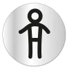 Chapuis Panneau De Signalisation-Disque de signalisation "Hommes" Ø8