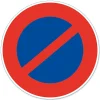 Chapuis Disque de signalisation "Stationnement interdit" ø17 cm