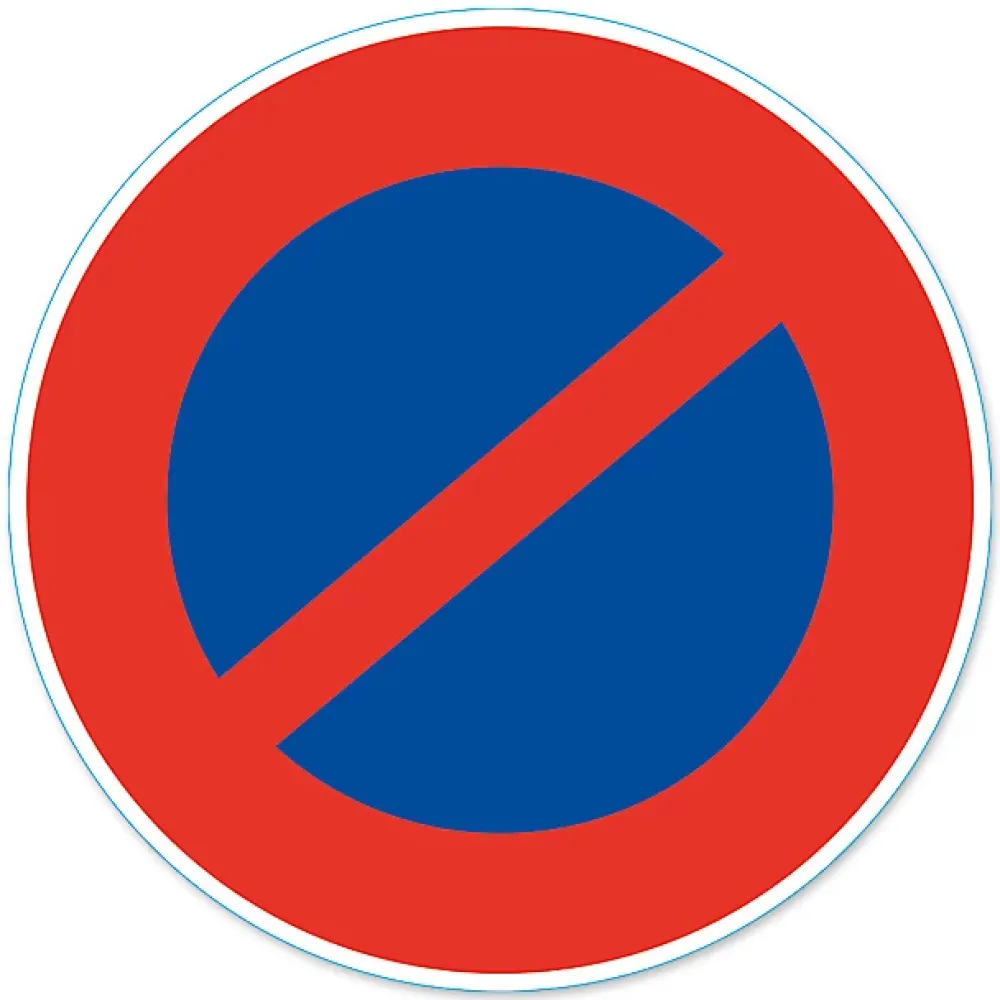 Chapuis Disque de signalisation "Stationnement interdit" ø17 cm