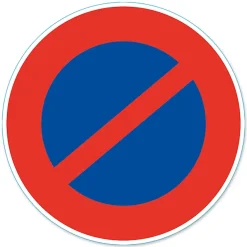Chapuis Disque de signalisation "Stationnement interdit" ø28 cm