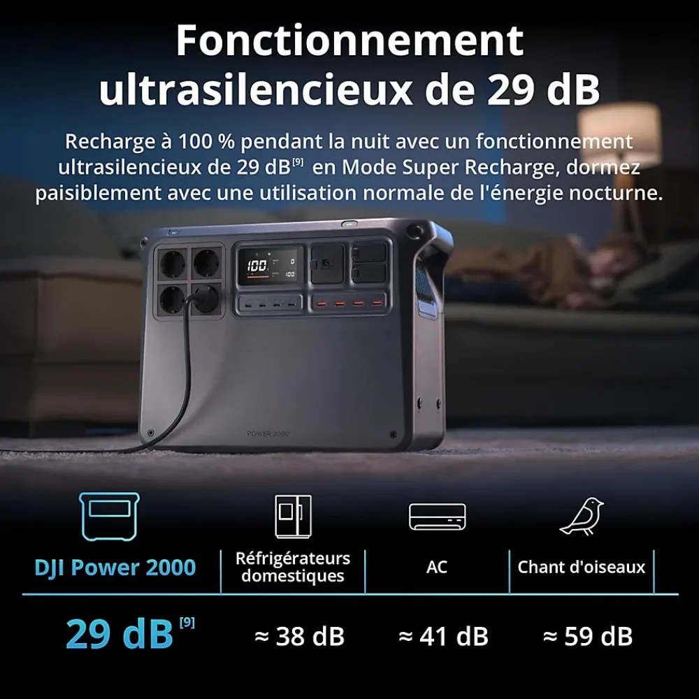 DJI Station Électrique-Power 2000 station d'alimentation portable