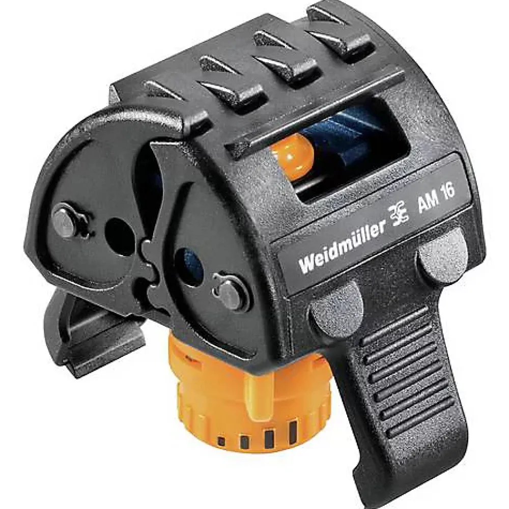 Weidmüller Pince À Dénuder-Dénudeur de câble 9204190000 - adapté pour câbles ronds, lame TiN, poignée polyamide