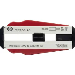 V33 Pince À Dénuder-Dénudeur de fil C.K T3756 0,20 mm pour fils PVC et PTFE, lame en acier trempé