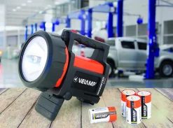 Velamp DOOMSTER BASIC: lanterne LED 1W à piles (4R25 ou 4D)