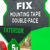 3M Ruban Adhésif-Double face extérieur 19 mm x 1.5 m noir, 5 kg