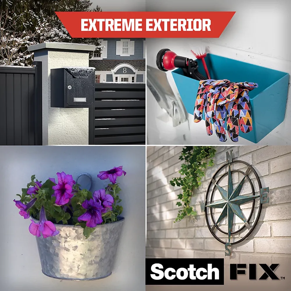 Scotch Double face extérieur Extrême 19 mm x 5 m noir, 13 kg