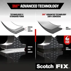 Scotch Double face 3M Extrême 19 mm x 3 m transparent, 10 kg